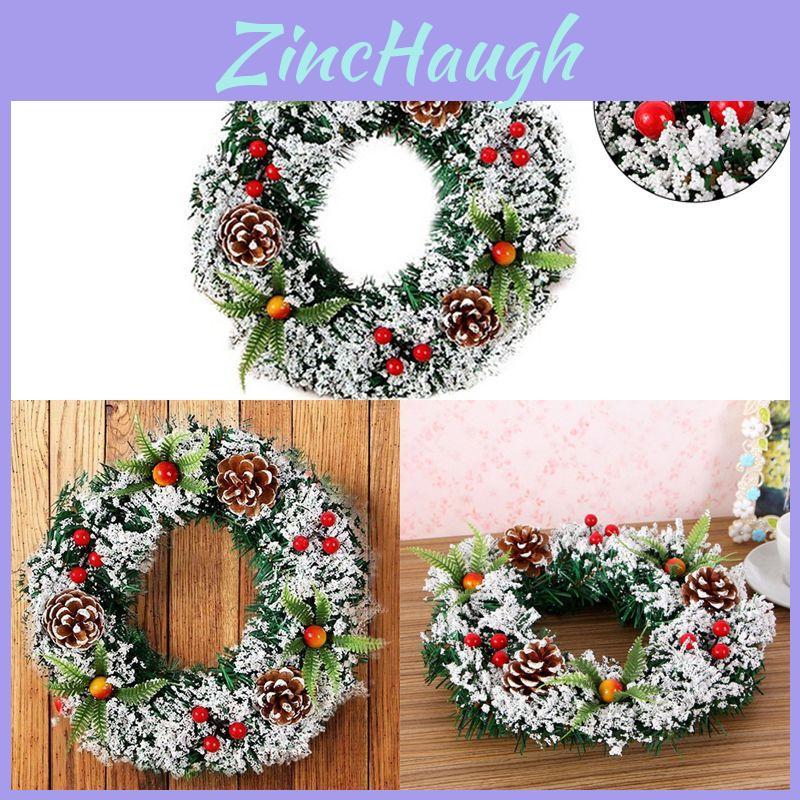 Hanging Wall Christmas Wreath Xmas Party Door Home Trees Garland Decor Ornament