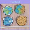 Cute Cartoon Creative Earth Ocean Protection Brooch Adorable Cat Planet Pin For Accessories