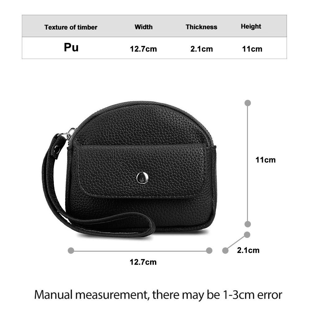 Retro Mini Handheld Wallet for women Korean style Zipper Coin Purse Zero wallet Clutch Earphone Pouch Small Item Bag Travel
