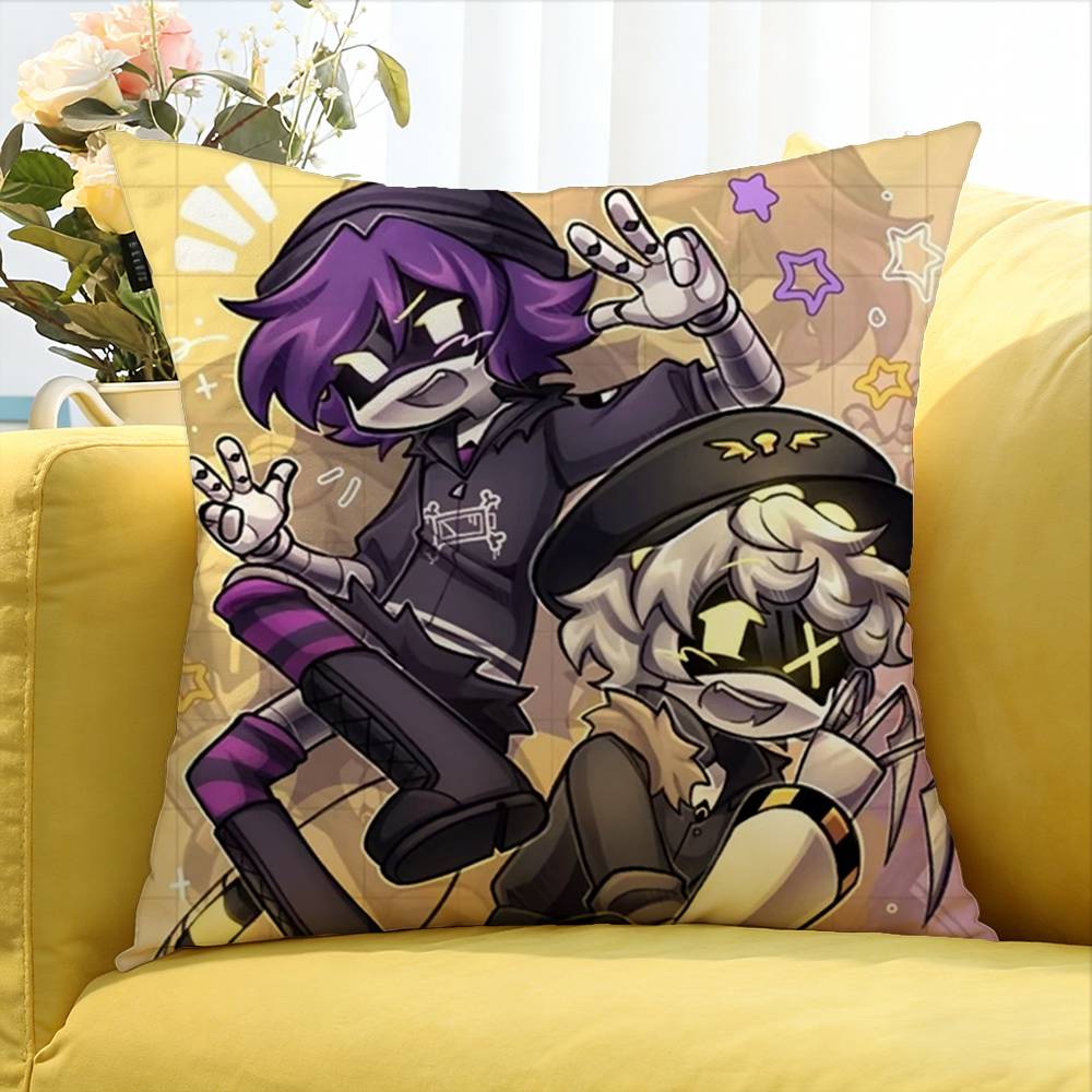 M-Murder Drones Various Sizes Square Pillow Case For Car Home Bedchamber Decor