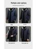 Men's High-End Winter Down Jacket: Middle-Aged & Elderly Business Casual, Thickened Warm Hooded Coat