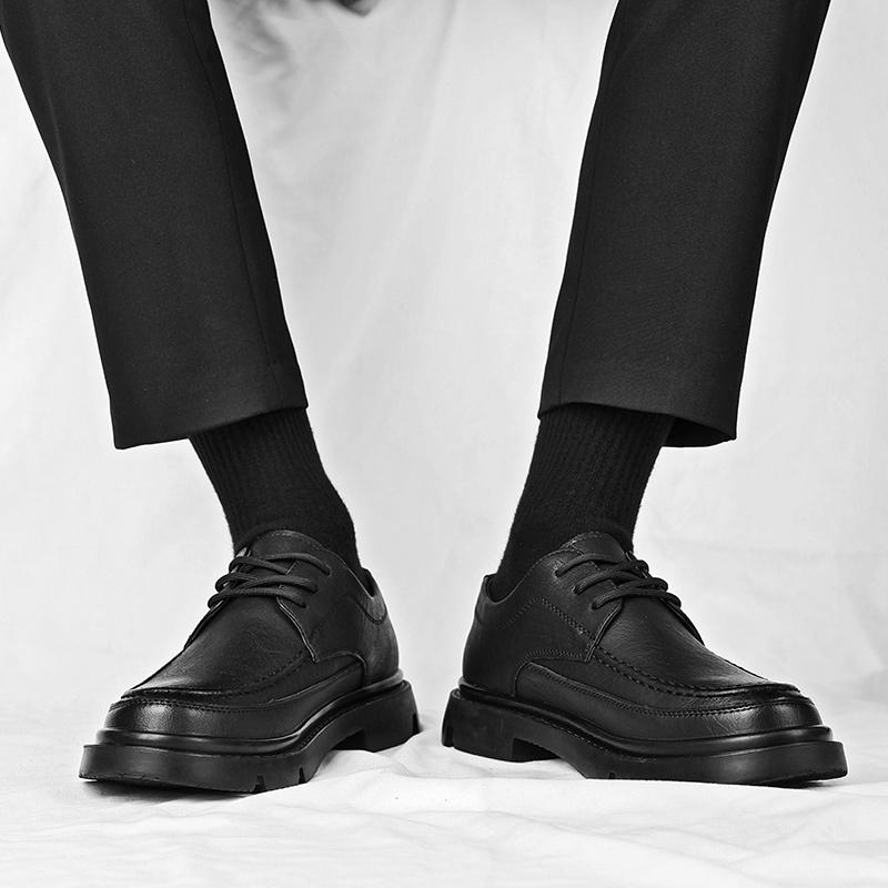 Fashion Genuine Leather Shoes For Man Leather Casual Shoes Fashion Business Oxford Shoes High Quality Designer Work Shoes