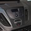 For Ford Transit V363 2014- Carbon Fiber Central Control Radio CD Multimedia Panel Cover Decoration Car Accessories Sticker