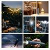 8000mAh Rechargeable Outdoor Portable Hiking Camping Fishing Flashlight Telescoping Camping Lantern Telescopic Camping Light