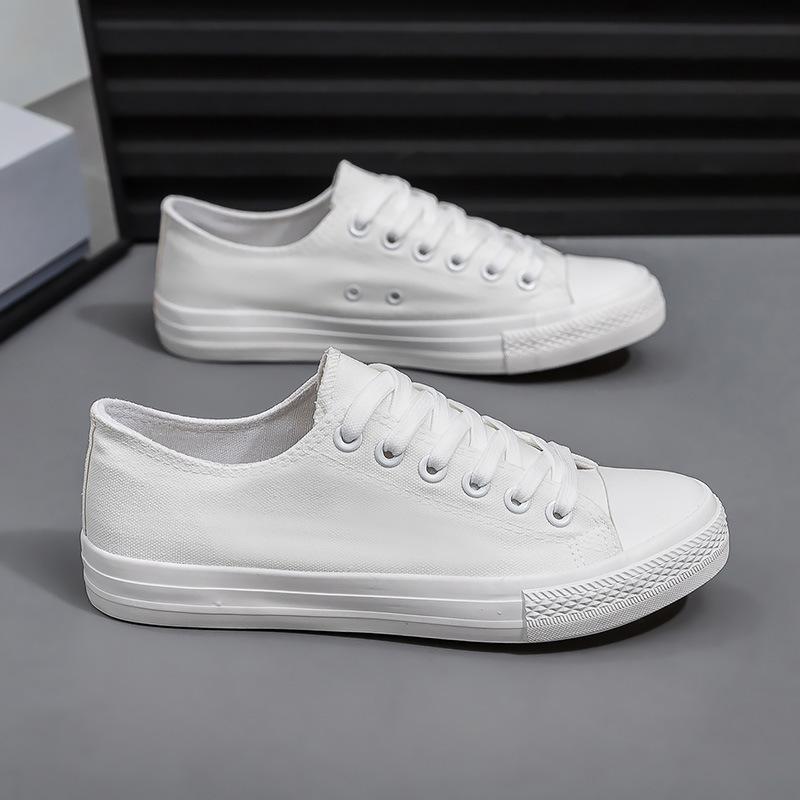 Large size men's shoes spring low-top couple canvas shoes casual shoes sports board shoes vulcanized shoes flat shoes