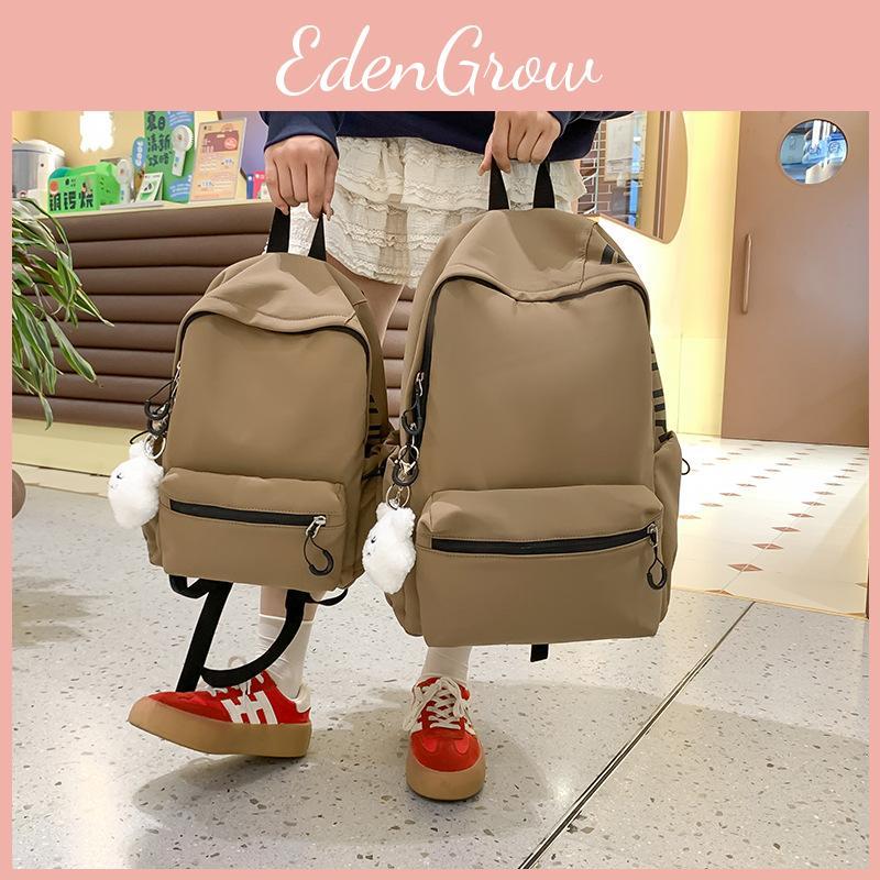 Nylon Fashion Girls Letter Backpack With Breathable Design For School And Travel