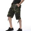 2025 Summer Men's Loose Casual Five-Pocket Work Pants Camouflage Shorts