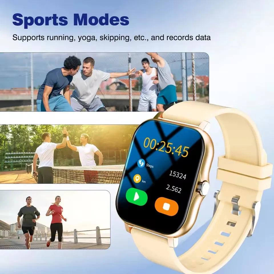 New Outdoor Sports Smart Watch Women Men Heart Rate Watch Wallpaper Bluetooth Wireless Call Smartwatches