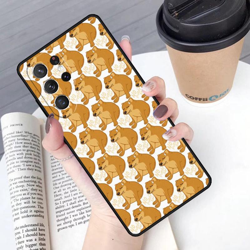 Doge Dog Cheems Meme phone case Cover For Samsung Galaxy S24 S25 Ultra S21 S22 Ultra S10E Note 10 Plus Note 20 FE S23
