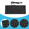 USB Cord Spanish Keyboards Slim Full Size Keyboards for Computer/Desktop/PC/Laptop