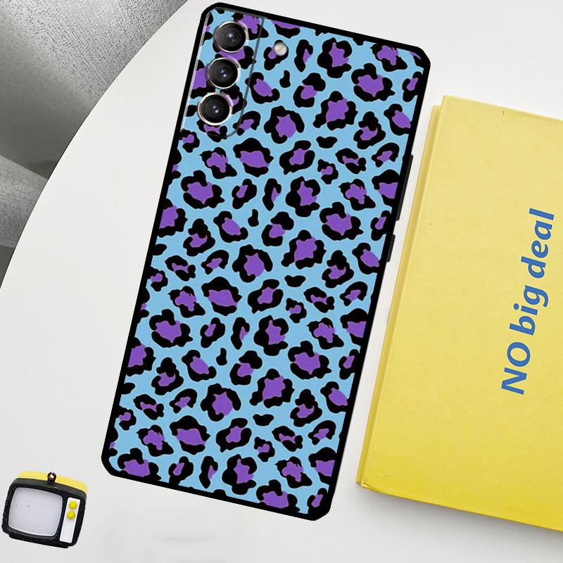 

Leopard Skin Phone Case For Samsung Galaxy S25 S24 Ultra S20 S21 S22 S23 Plus S9 S10 S24 FE S25 FE Cover Galaxy S25 Plus