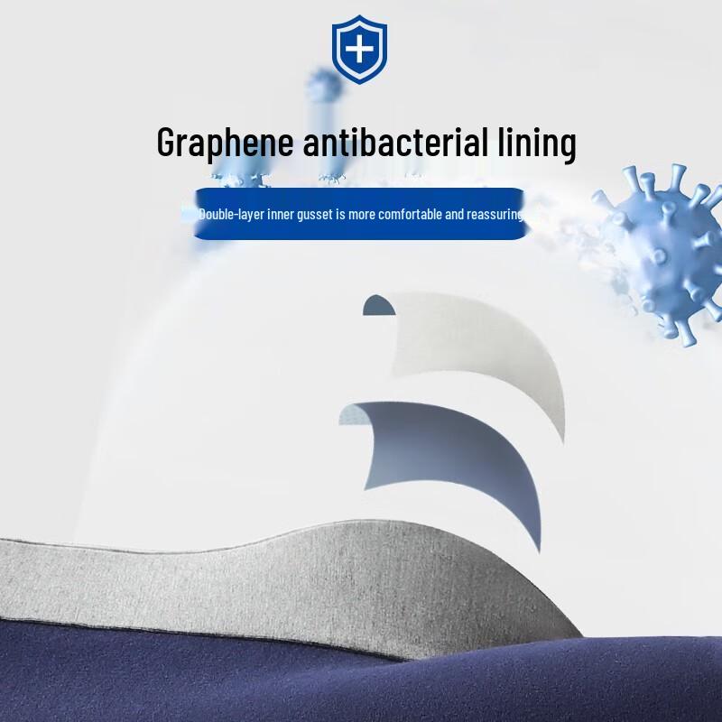 LANGSHA Men's 3A Antibacterial Loose Fit Boxer Briefs