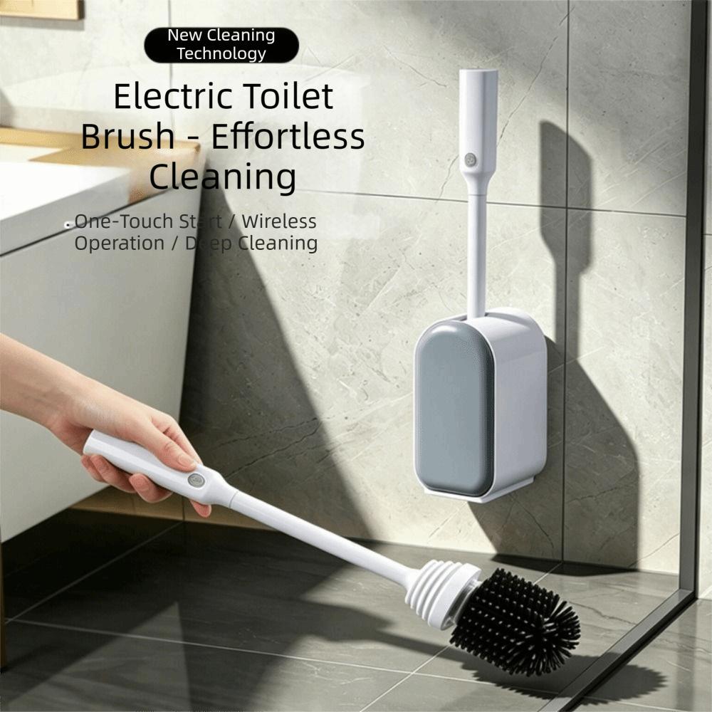 Smart Intelligent Toilet Brush Electric Smart Toilet Brush Toilet Brush With Base  Bathroom
