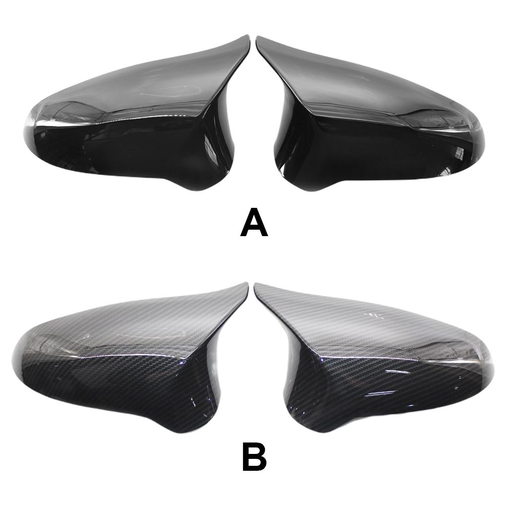 Hitzebeständige Türspiegelkappe ABS Stoßfest Außenseitenflügel Rückspiegelabdeckung Ersatz für F80 M3 F82 M4