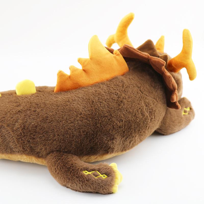 67cm Genshin Impact Plush Toy Game Zhong Li Morax Dragon Toy Soft Stuffed Plushie Doll Pillow Home Decor Children Christmas Gift