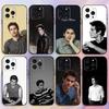 D-Dylan O'Brien  Phone Case For iPhone 16,15,14,13,12,17,Pro Max,Plus Silicone Black Case