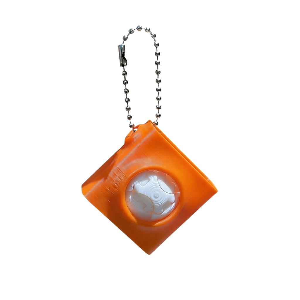 3D Printed Portable Stress Relief Ball Deformable Squeeze Toy Small Pendant Keychain Fidget Toy for Hand Exercise and Sensory Stimulation