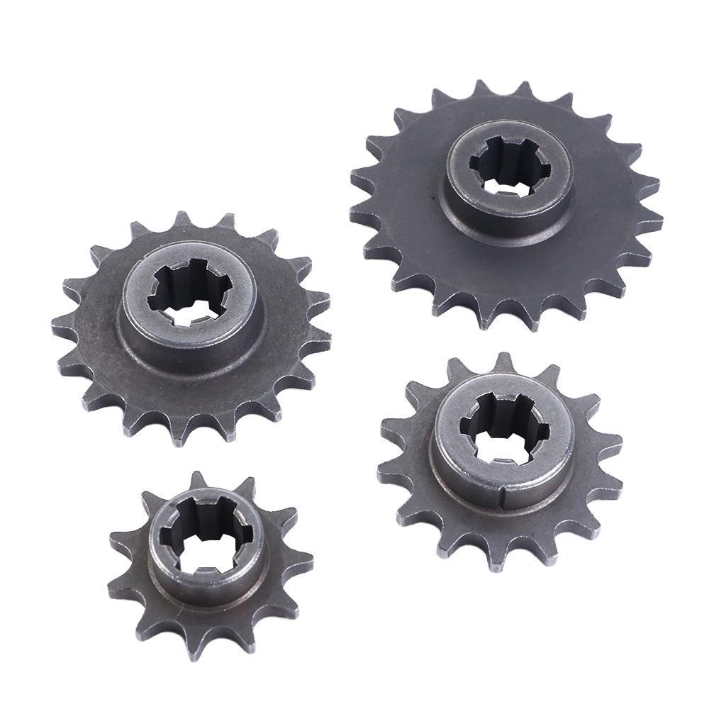 8mm T8F Chain Dirt Bike For 47cc 49cc Front Chain Sprocket 11 14 17 20 Tooth Motorcycle Chain Cog