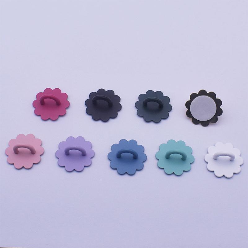2Pcs Adhesive Metal Phone Charm Holder Smooth Edge Sticky Pendant Hook Finger Ring Grip for  Android Phone Case