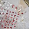 Mo Shi Shell Light Nail Art Stickers - Trendy Polka Dot and Bow Decor