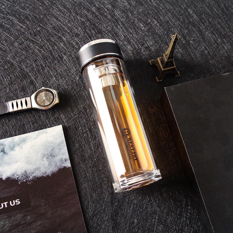 Fuguang Double-Walled Glass Cup