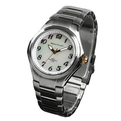 Mauro Jerardi MJ039-4 Solar Titanium Watch - White