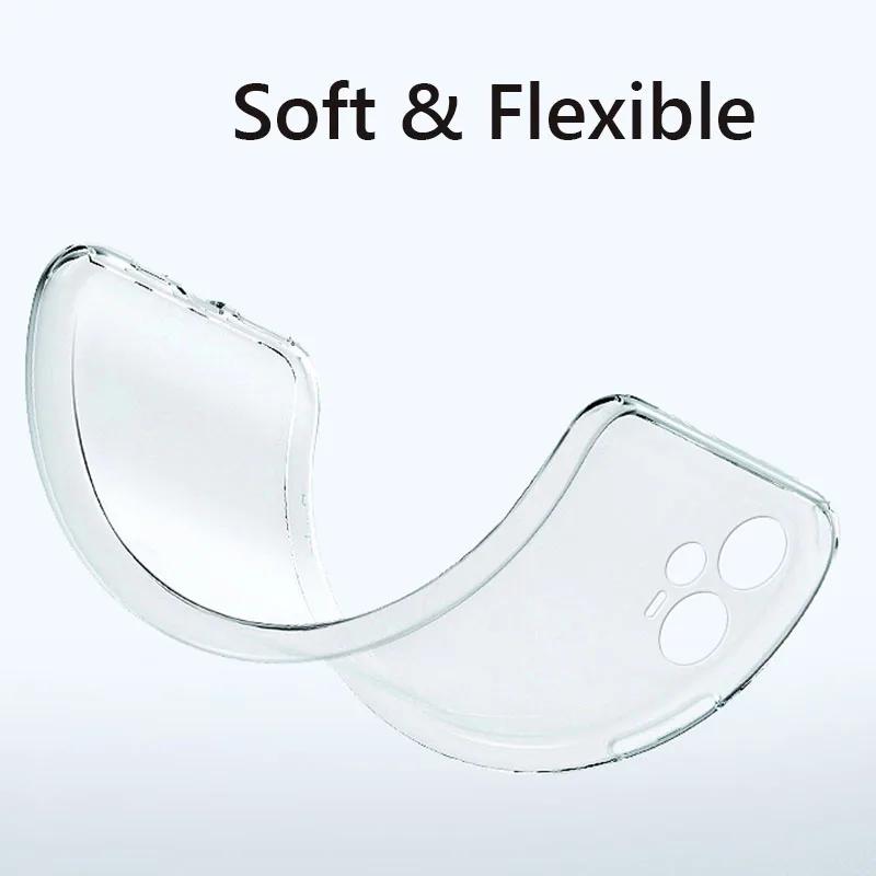 For Xiaomi Poco F5 High Quality Slim Soft Clear Transparent Case For Xiaomi Poco F5 Pro PocoF5 Pro Back Cover