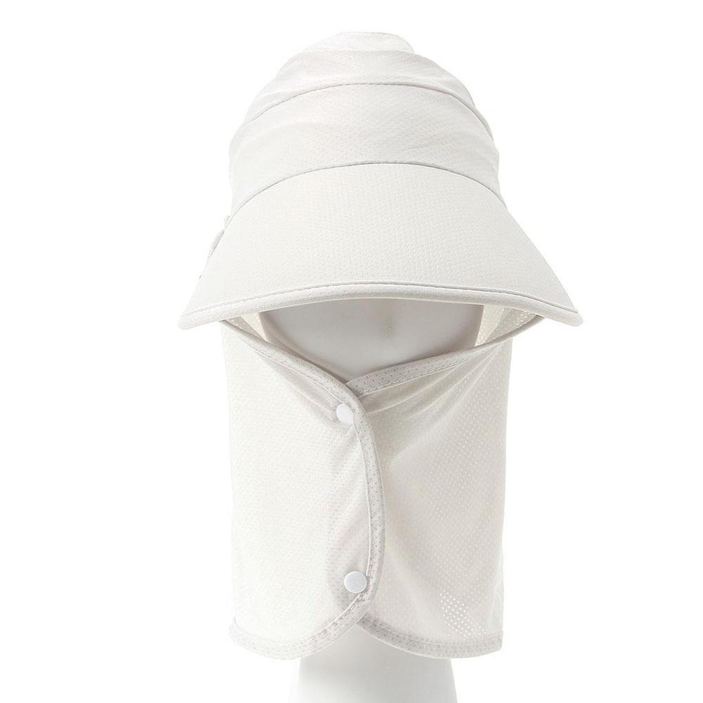 Gesichtssonnenblende Sonnenkappe Weiß Golf Wanderhut