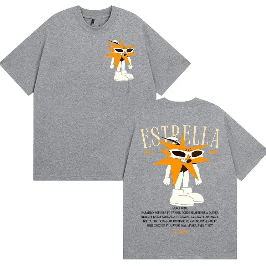 Rapper MORA Tour 2026 Merch T-Shirt Herren Damen Vintage Hohe Qualität Mode T-Shirts Hip Hop Kleidung Übergroßes Baumwoll-T-Shirt