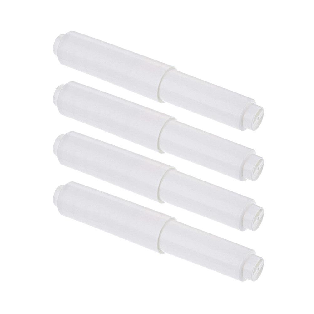 2Pcs Toilet Paper Roller ABS Adjustable 110-165Cm Bathroom Tissue Roll Holder Paper Spring Rod for Home Hotel