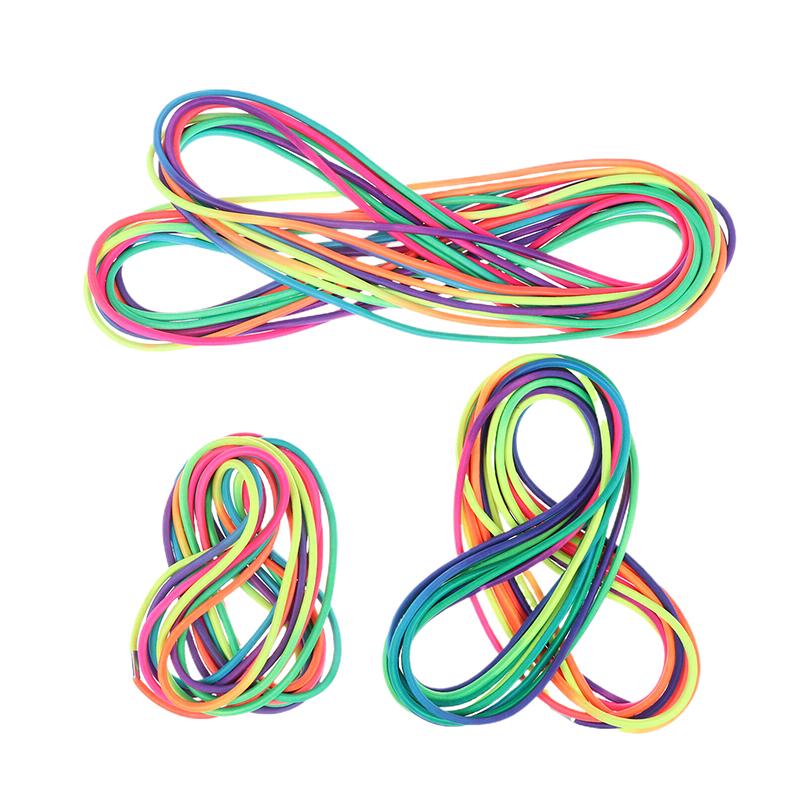 1 Pezzo Corda per Saltare per Bambini Giocattoli per Allenamento 5-10M Corda per Saltare Elastico Giocattolo per il Movimento Esercizio Allenamento Salto Nylon Regalo Ragazza