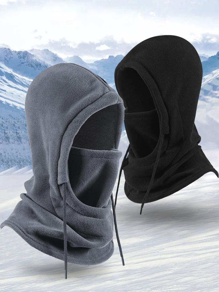 1 szt. Zintegrowana Zimowa Wiatroszczelna Osłona na Całą Twarz do Motocykla Elektrycznego Jazdy na Rowerze Ochrona Szyi i Głowy Czapki dla Kobiet Mężczyzn Kominiarka