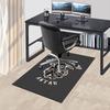1pc Sons of Anarchy Themed Office Carpet Chair Mats - Durable Polyester Rug for Home Theater, Office, Dorm Room Decor - tA35