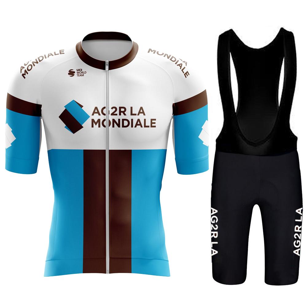 

2026 Ag2r Cycling Bib Bike Man Tricuta Costume Men s Mtb Maillot Shorts Jacket Jersey Uniform Pants Outfit 2026 Gel Summer Clothes Asian size - L