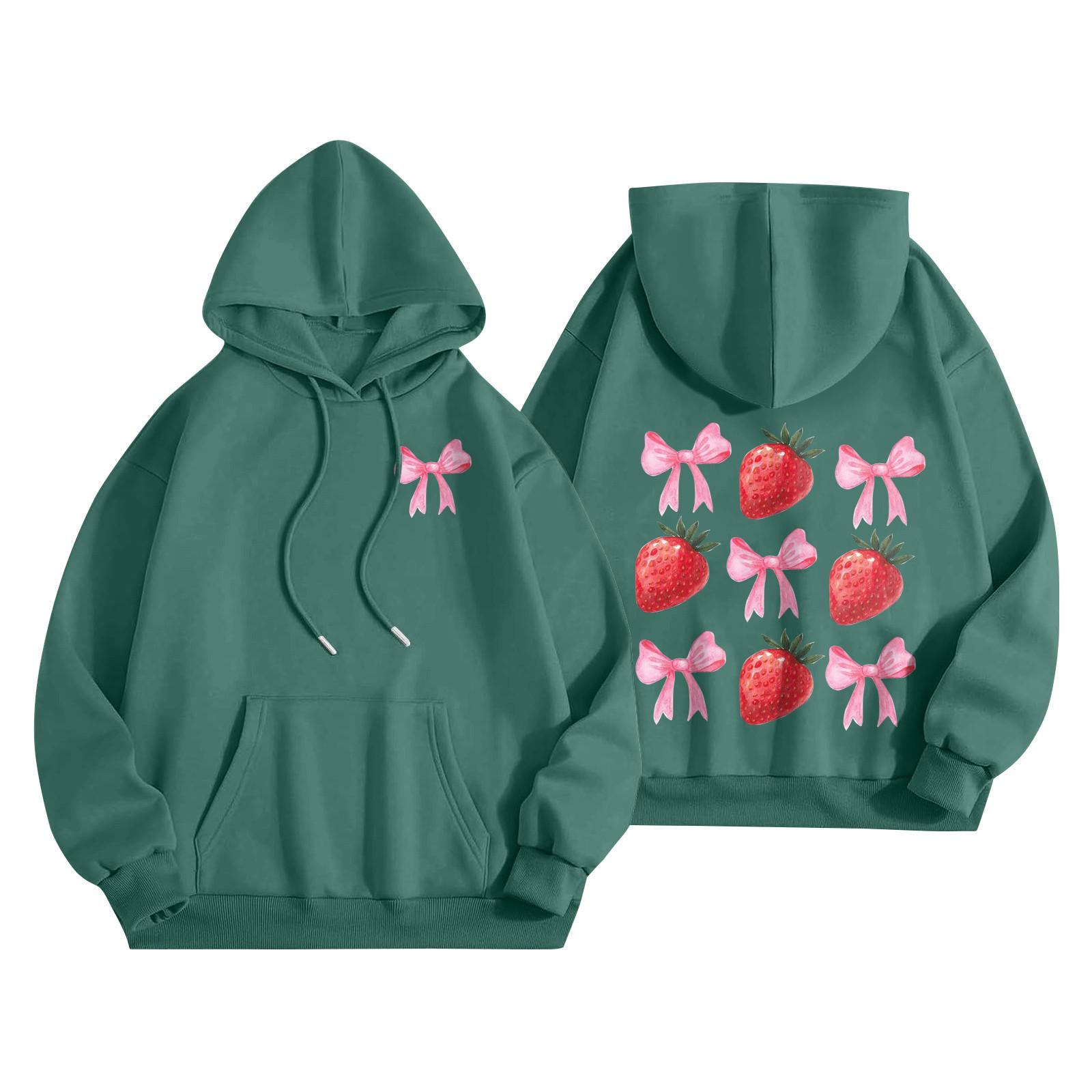 Толстовки для девочек-подростков с длинным рукавом и принтом букв — фото 6