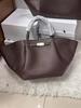 Demellier Wing Large Genuine Leather Tote Handbag