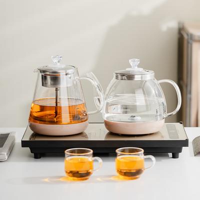 Fully Automatic Bottom Water Kettle, Electric Kettle, Electric Tea Stove, Tea Table With Two Insets, Double Heating For Brewing Tea, Four-In-One