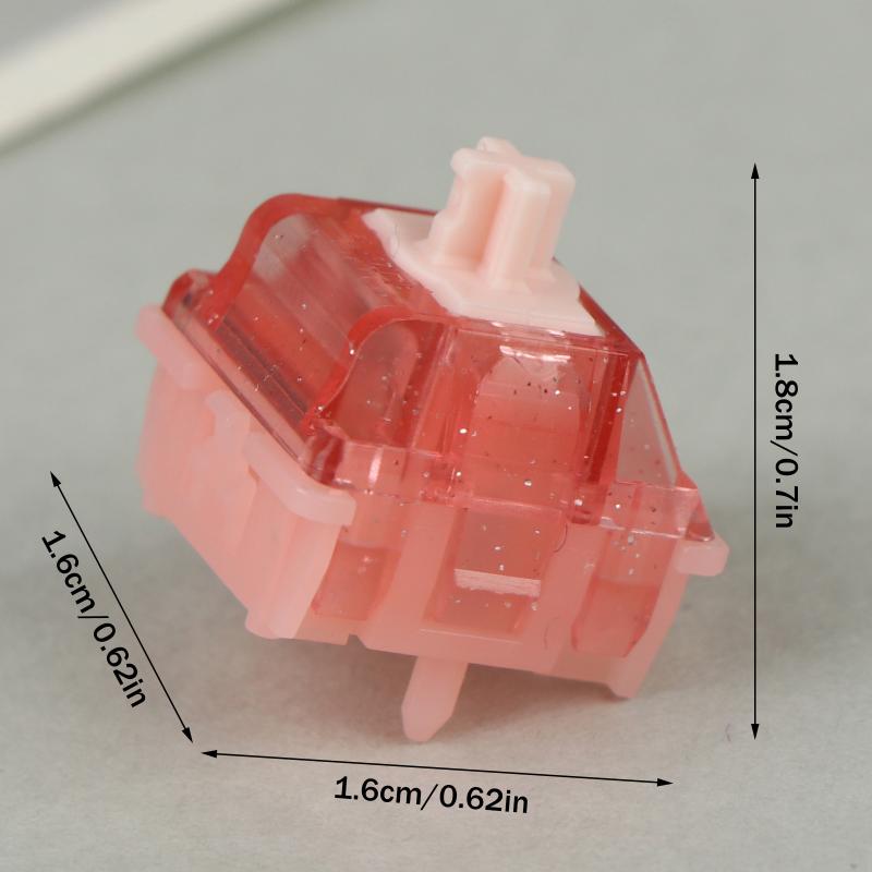 New UR Ice Magnetic Ultra Switch Linear For Magnetic Mechanical Keyboard 22mm Spring 35gf 700Gs RGB Transparent Switch Factory L