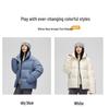 Couple's 2025 Winter Down Jacket: Men's 90% White Duck Down High Loft Outerwear