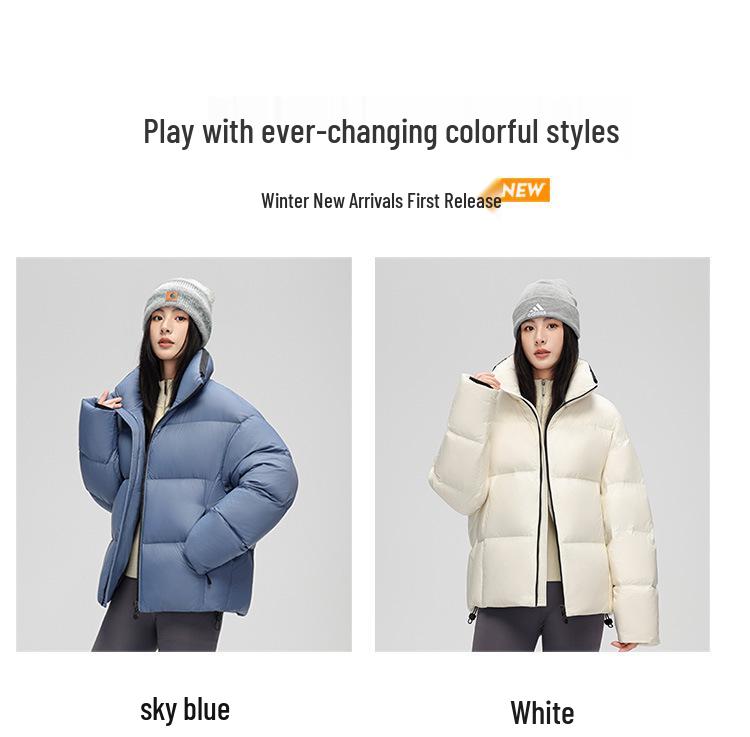 Couple's 2025 Winter Down Jacket: Men's 90% White Duck Down High Loft Outerwear