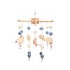 Baby Toy Wooden Mobiles Bed Bell Moon Clouds Rattle For Newborn Developing Diy Accessories Crib Holder Arm Brackets Gifts Rattle