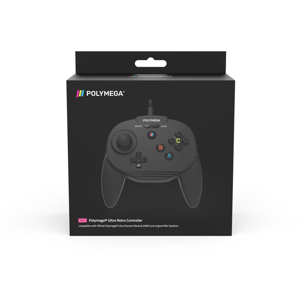 Ultra Retro Controller Kabelové připojení pro ovladač ve stylu N64 Polymega® (RC05) – přístav.