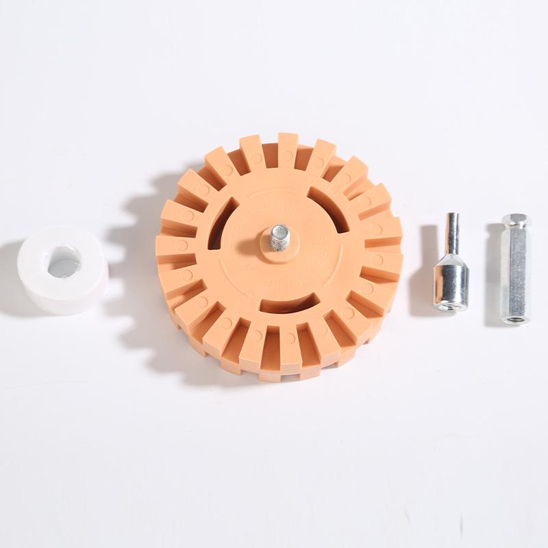 Pneumatic Adhesive Removal & Polishing Wheel Set for Car Decals