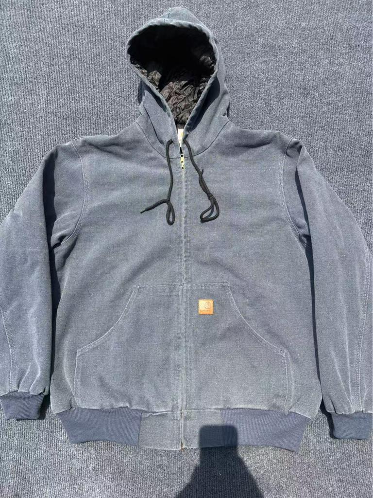 Carhartt J130 Tungtvättad Canvas Huvtröja