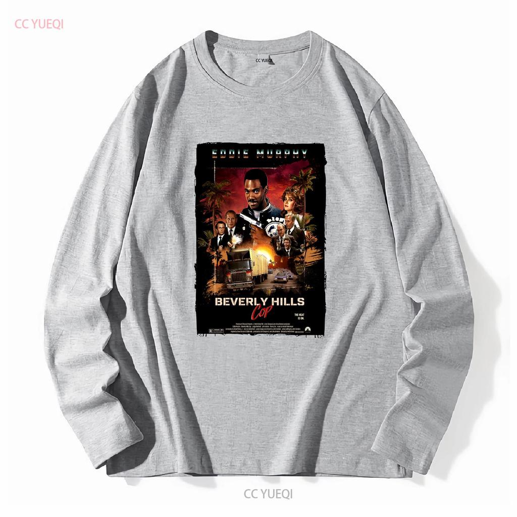 Beverly Hills Cop V9 Eddie Murphy Natural White Gray Vintage Men T Shirt all sizes S 5XL Movie long or short sleeves vintage