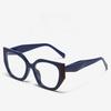 2022 Summer Fashion Designer Flat Top Eyewear Frame For Long Face Ladies