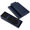4pcs Rectangle Paper Gift Tie Packing Boxes Dark Blue 29.8x10.7x3.3cm