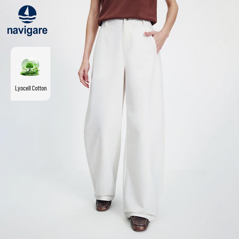 

Navigare Women s High-Waist Loose Wide-Leg Banana Pants 2XL