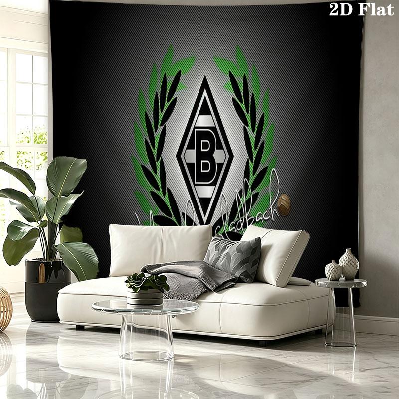 Borussia Monchengladbach Wall tapestry, aesthetic printed fabric blanket, suitable for bedroom, living room, and home decor.
