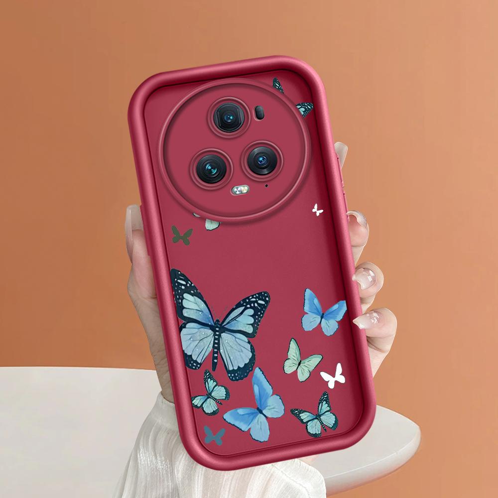 Myk Silikon Firkantet Stige Trykkmønster Telefondeksel Full Dekning Kamera Støtsikker Beskyttelse Gummideksel for Huawei Honor